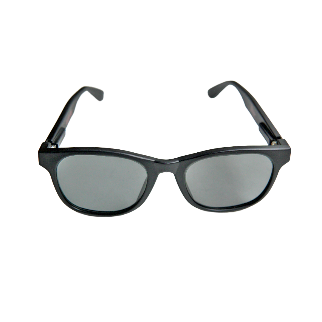 Black Retro Square Sunglasses