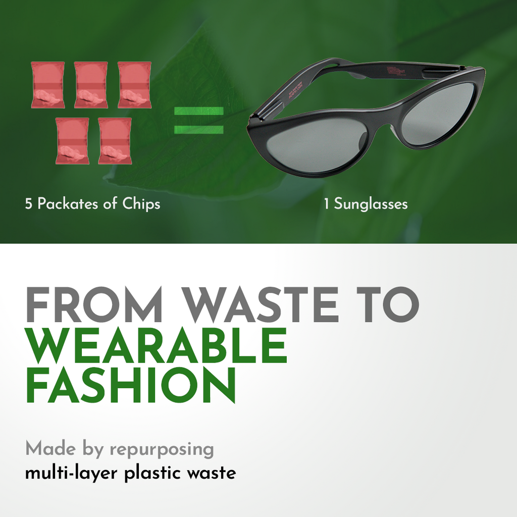 Black Cat Eye Style Sunglasses