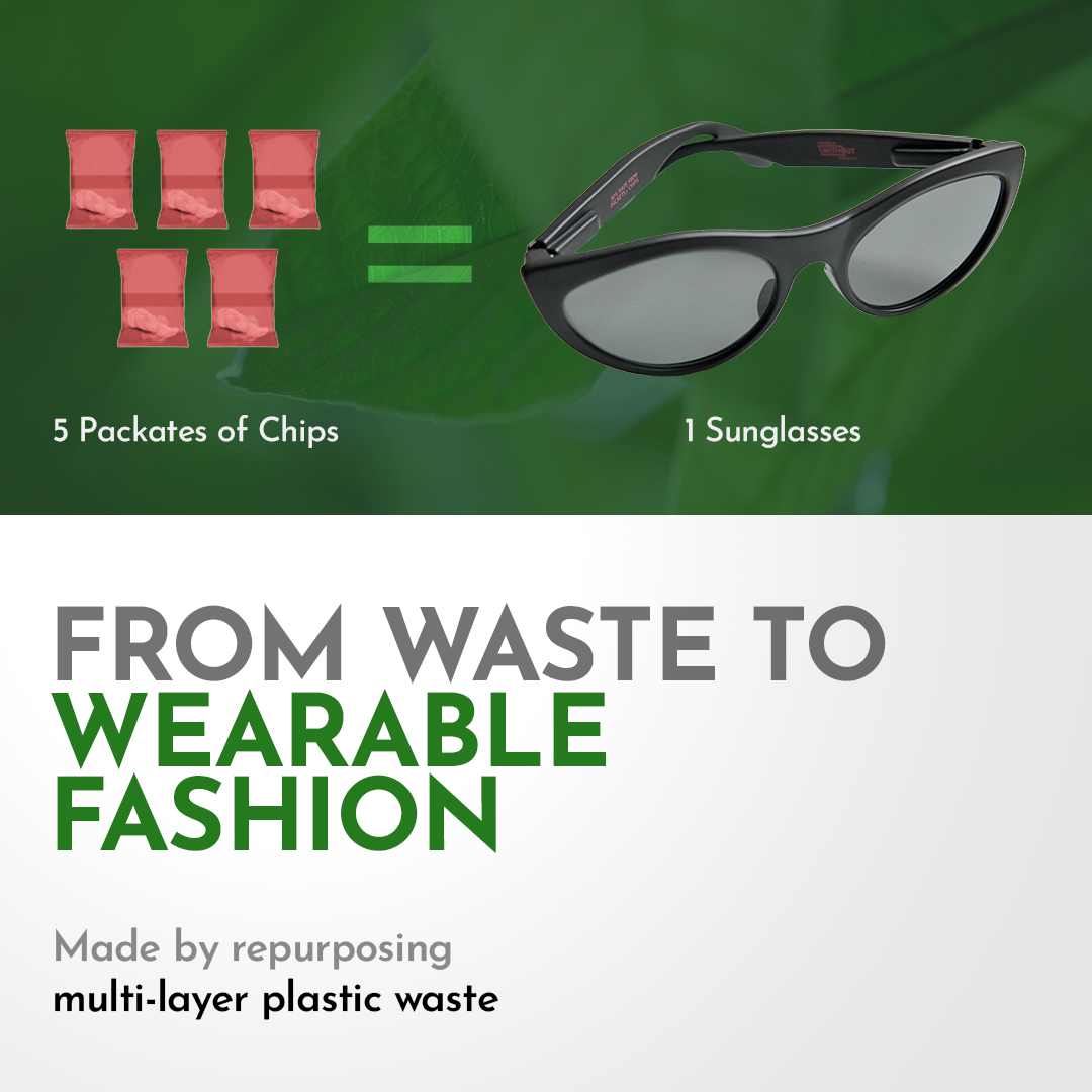 Black Cat Eye Style Sunglasses
