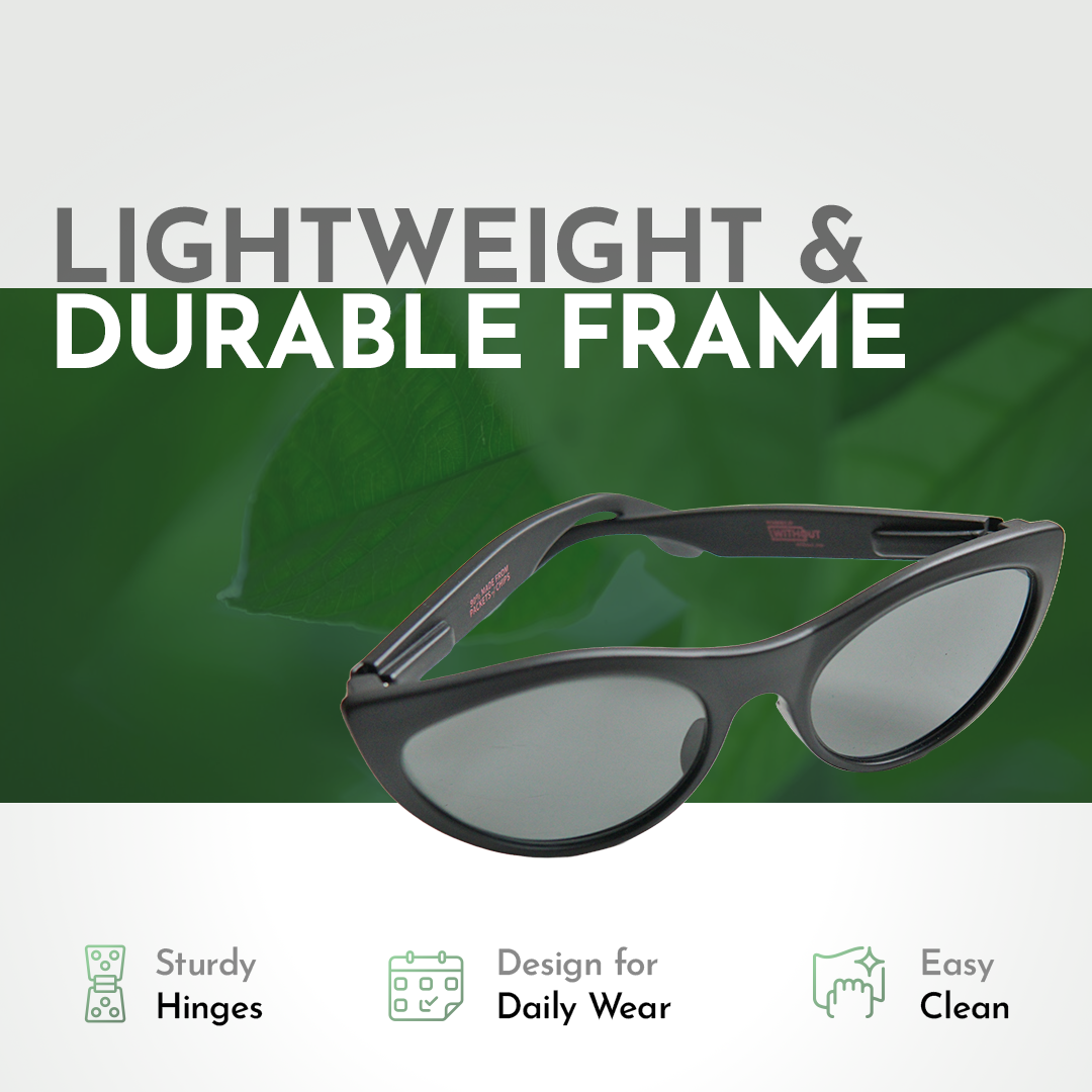 Black Cat Eye Style Sunglasses
