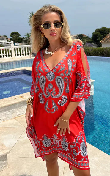 Beachwear Summer Silk Kaftan