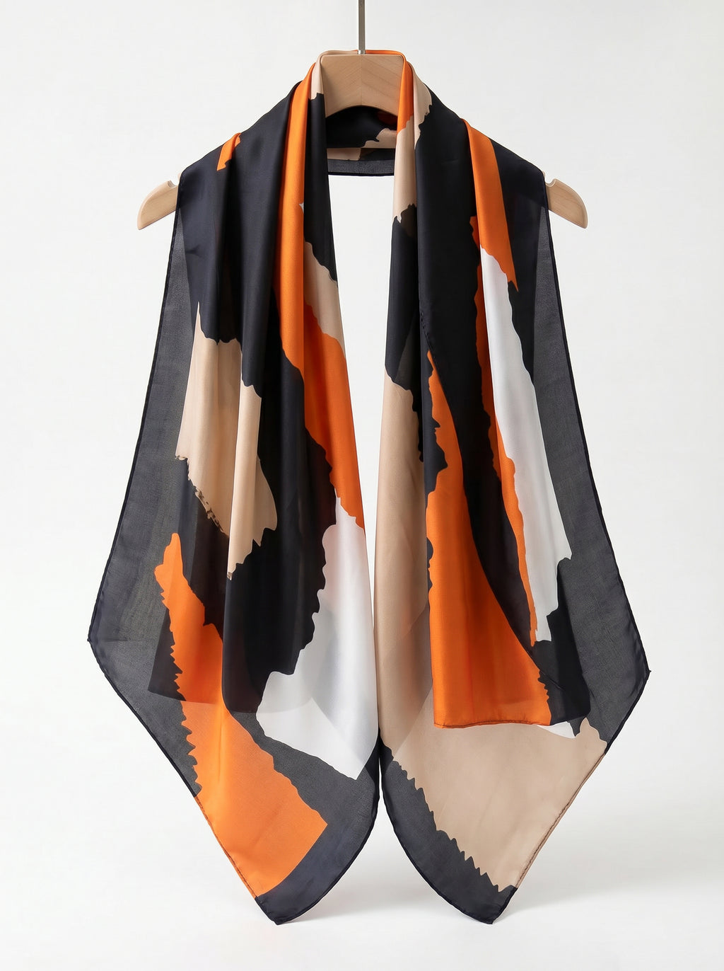 BURNT ORANAGE LUXE SIL SCARF