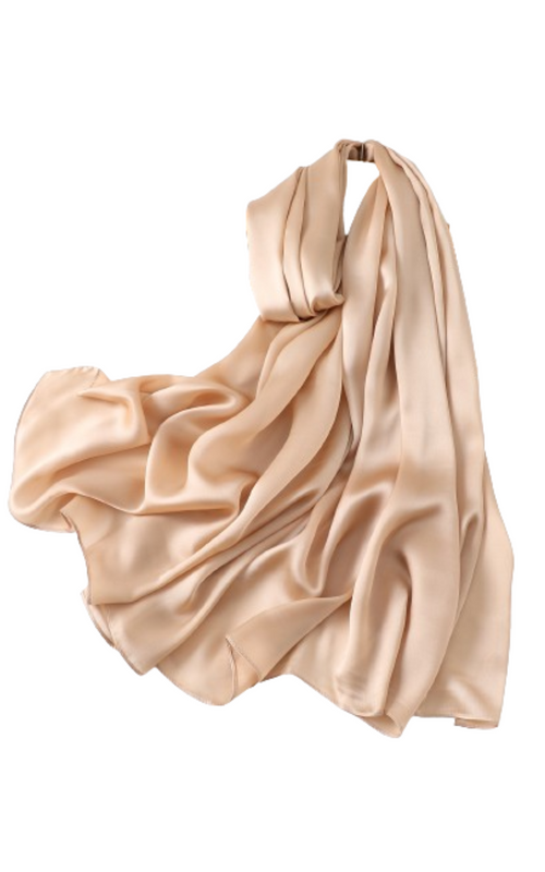 Gold Silk Scarf