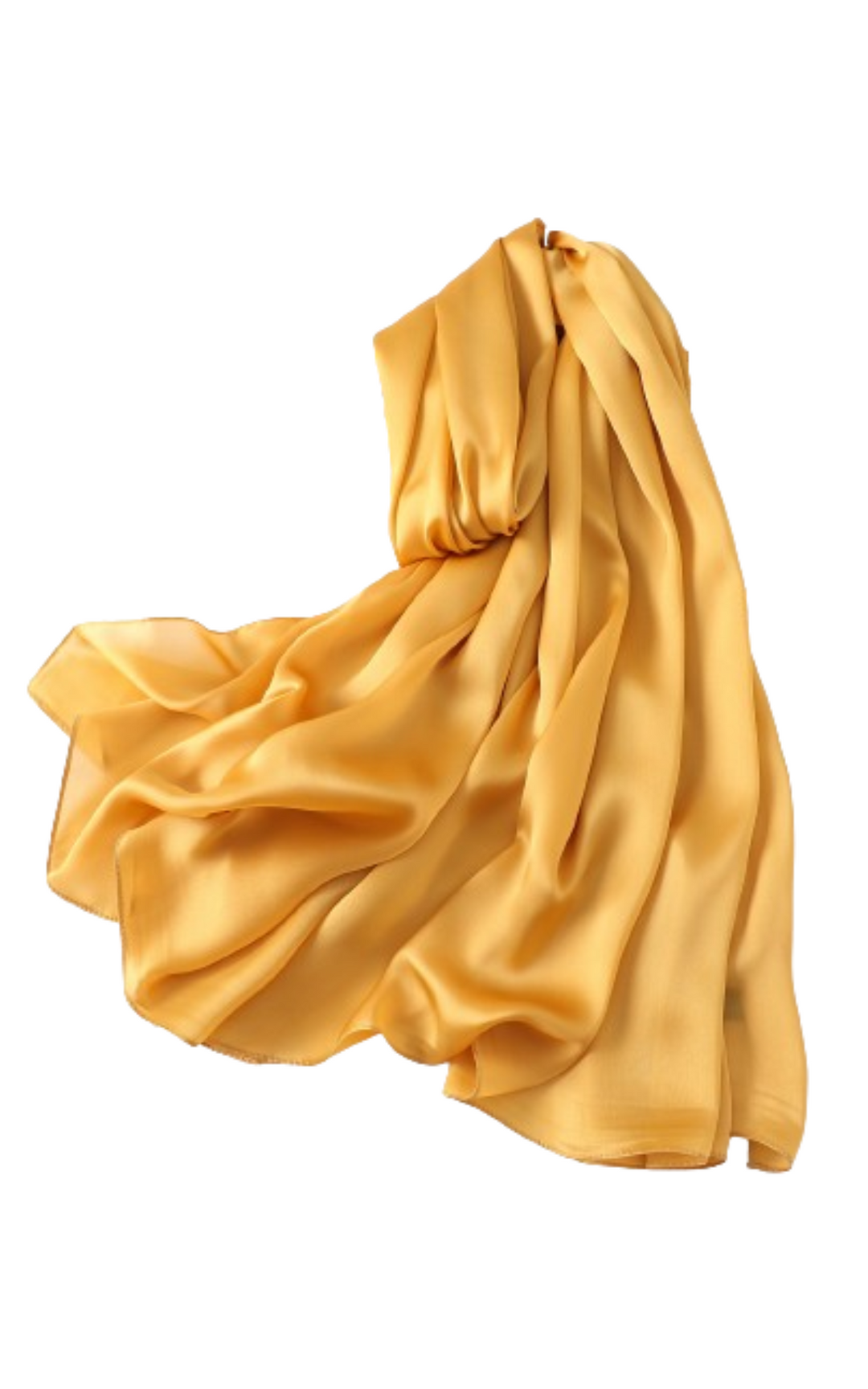Honey Yellow Silk Scarf