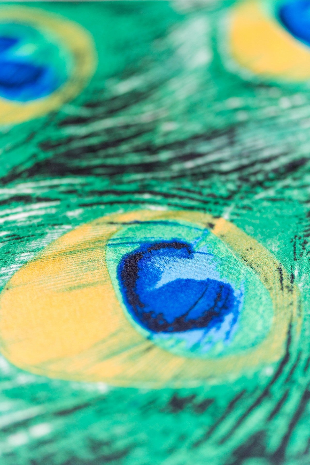 Peacock Silk Scarf